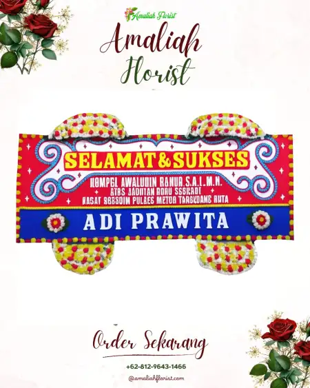 Papan Bunga Ucapan Selamat Wonocepokoayu